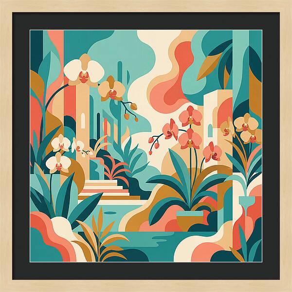 Tranquil Orchid Oasis