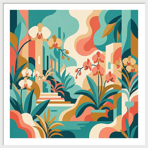 Tranquil Orchid Oasis
