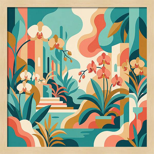 Tranquil Orchid Oasis