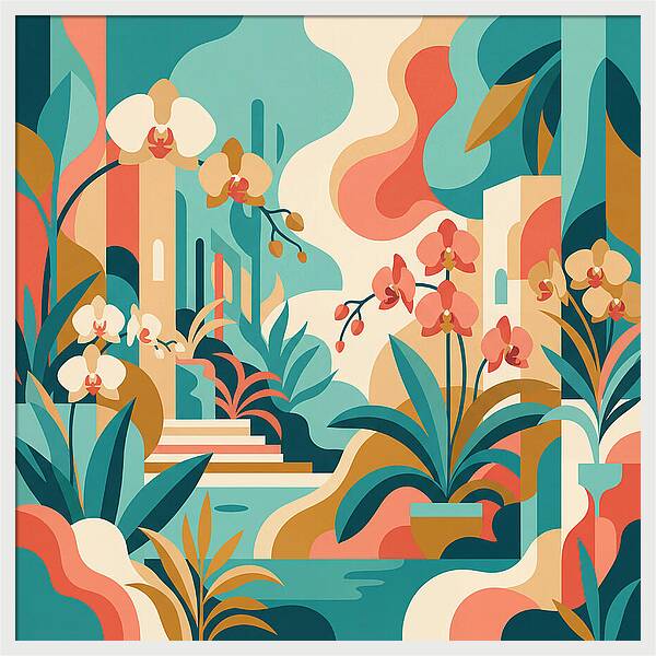 Tranquil Orchid Oasis