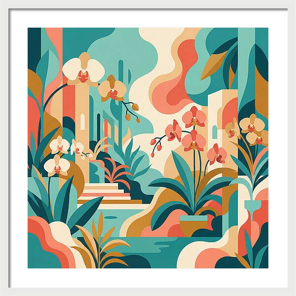 Tranquil Orchid Oasis