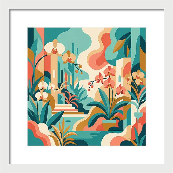 Tranquil Orchid Oasis