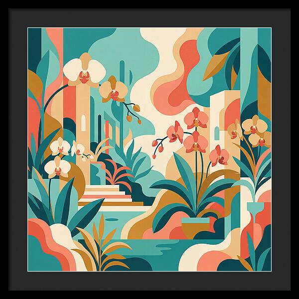 Tranquil Orchid Oasis