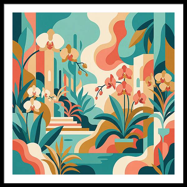 Tranquil Orchid Oasis