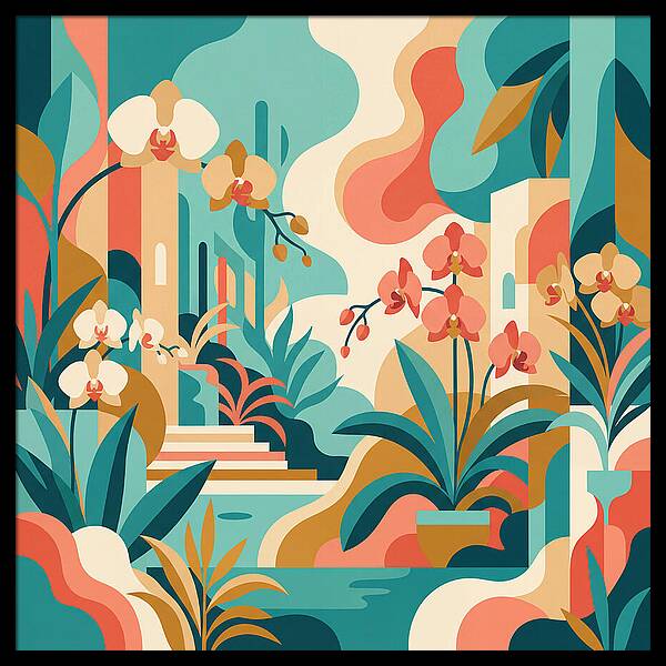 Tranquil Orchid Oasis