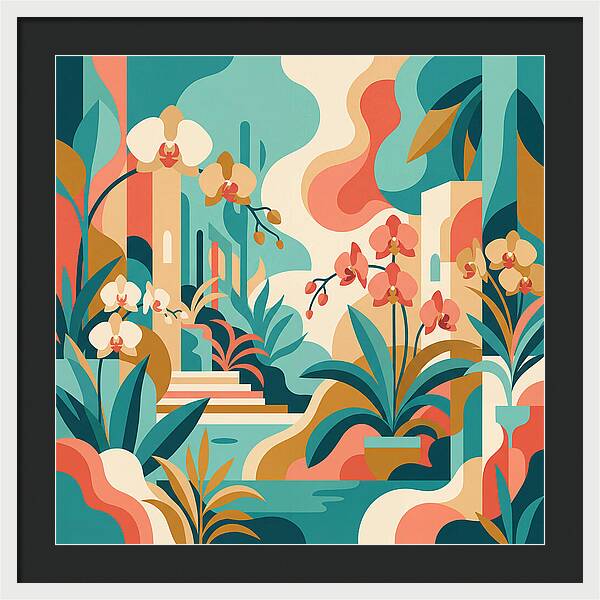 Tranquil Orchid Oasis
