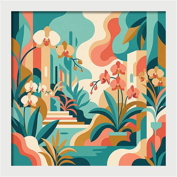 Tranquil Orchid Oasis