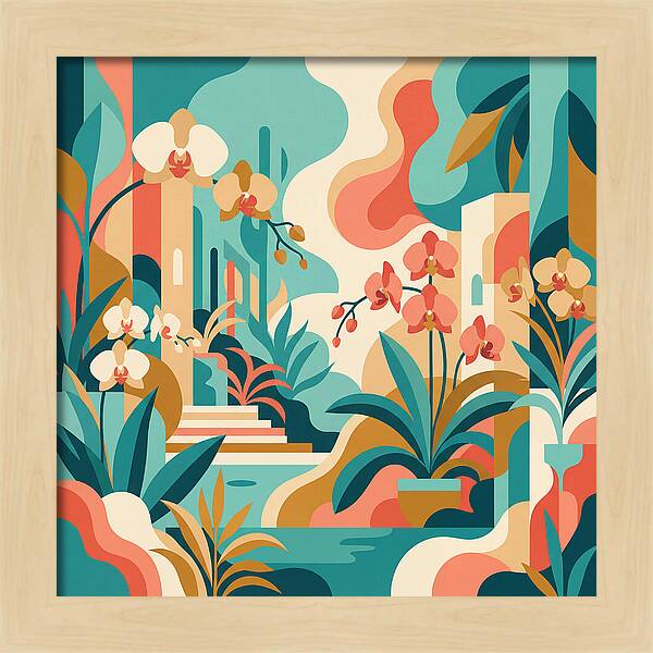 Tranquil Orchid Oasis