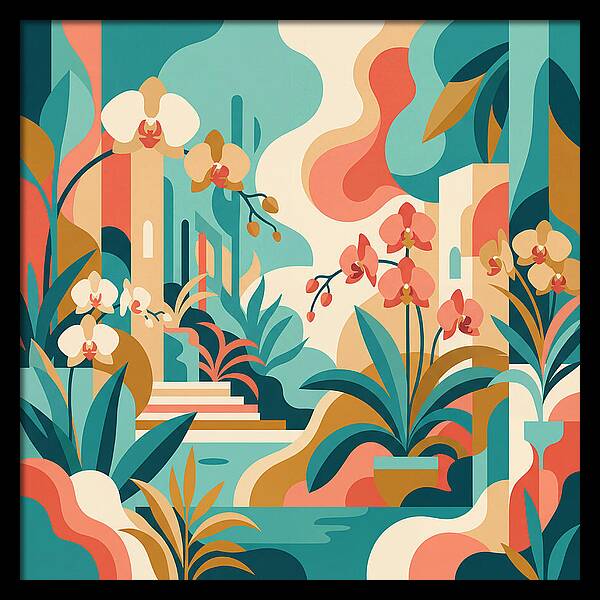 Tranquil Orchid Oasis