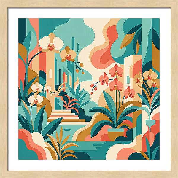 Tranquil Orchid Oasis