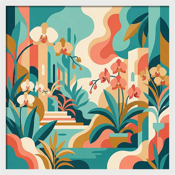 Tranquil Orchid Oasis