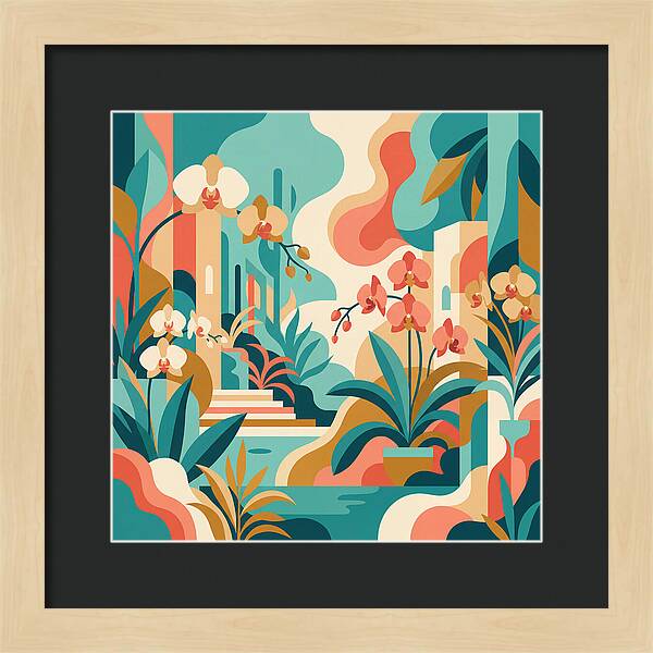 Tranquil Orchid Oasis
