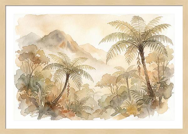 Tranquil Peaks And Lush Valleys