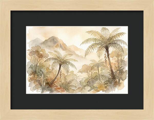 Tranquil Peaks And Lush Valleys
