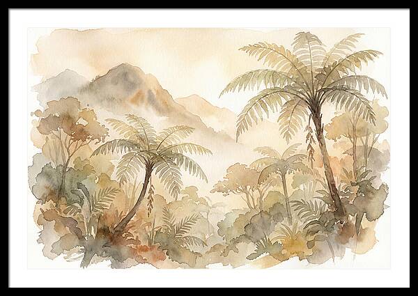 Tranquil Peaks And Lush Valleys