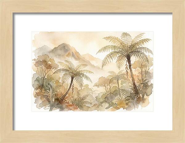 Tranquil Peaks And Lush Valleys