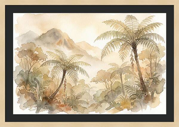 Tranquil Peaks And Lush Valleys