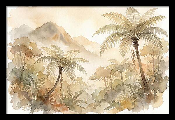 Tranquil Peaks And Lush Valleys