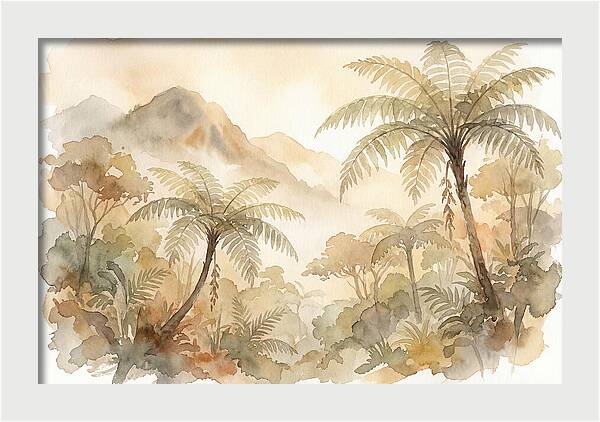 Tranquil Peaks And Lush Valleys