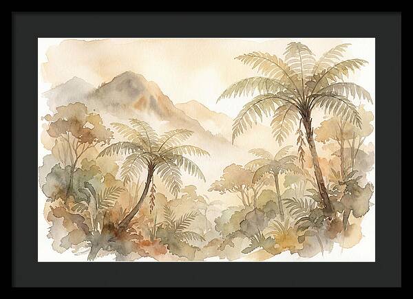 Tranquil Peaks And Lush Valleys