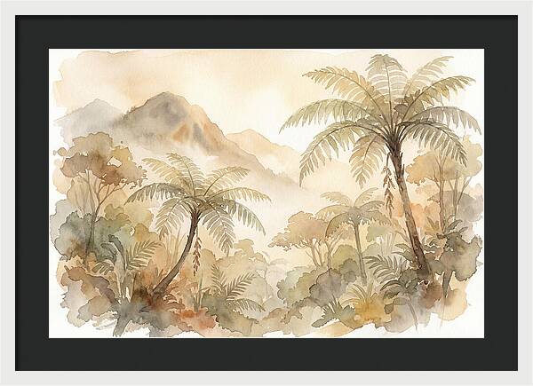Tranquil Peaks And Lush Valleys