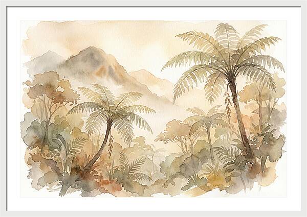 Tranquil Peaks And Lush Valleys