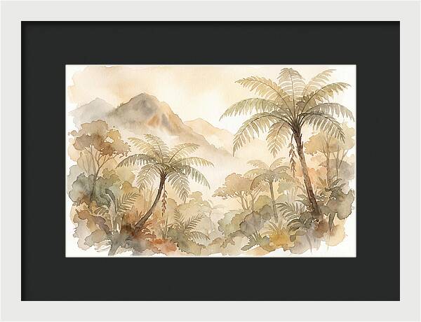Tranquil Peaks And Lush Valleys