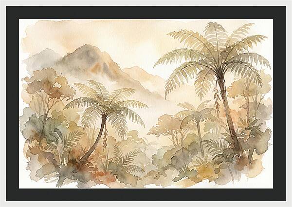 Tranquil Peaks And Lush Valleys