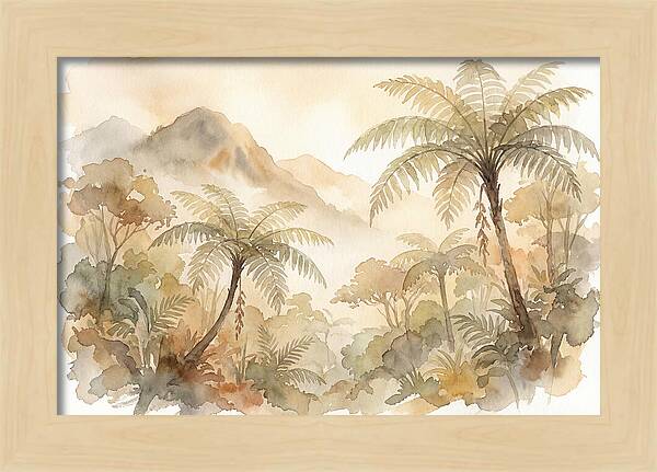 Tranquil Peaks And Lush Valleys