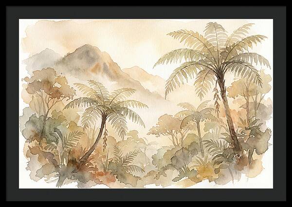 Tranquil Peaks And Lush Valleys