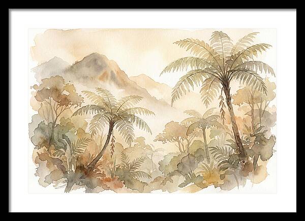 Tranquil Peaks And Lush Valleys