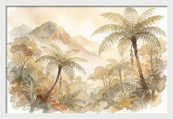 Tranquil Peaks And Lush Valleys