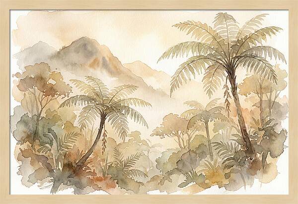 Tranquil Peaks And Lush Valleys