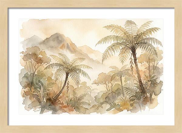 Tranquil Peaks And Lush Valleys