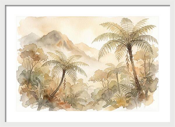 Tranquil Peaks And Lush Valleys