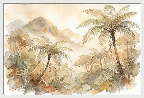Tranquil Peaks And Lush Valleys