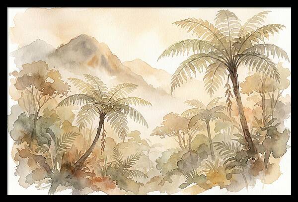 Tranquil Peaks And Lush Valleys
