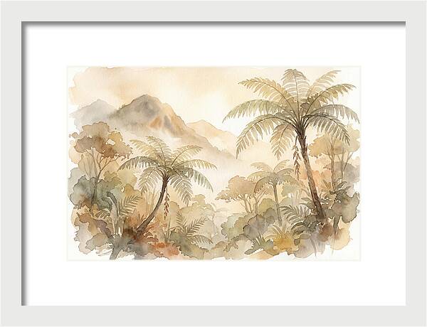 Tranquil Peaks And Lush Valleys