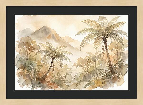 Tranquil Peaks And Lush Valleys