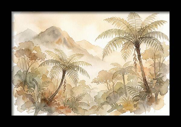 Tranquil Peaks And Lush Valleys