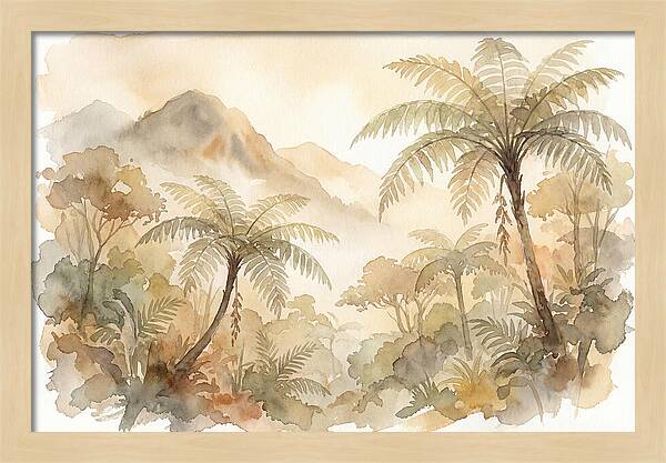 Tranquil Peaks And Lush Valleys