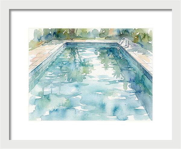 Tranquil Pool Reflections