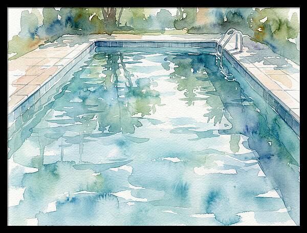 Tranquil Pool Reflections
