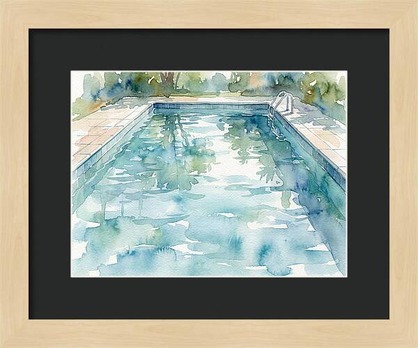 Tranquil Pool Reflections