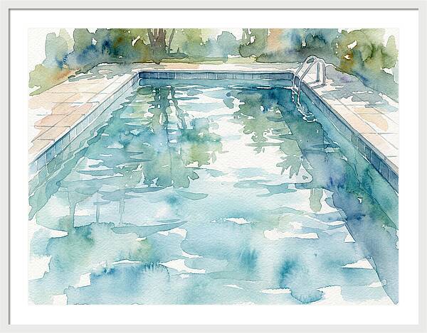 Tranquil Pool Reflections