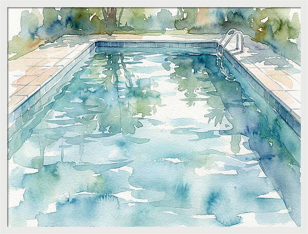 Tranquil Pool Reflections