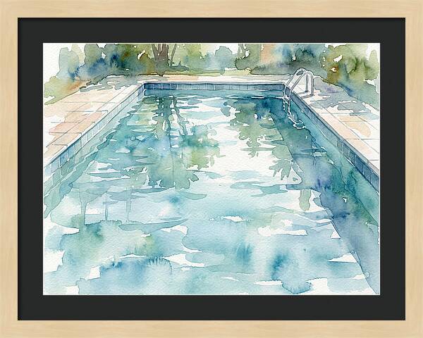 Tranquil Pool Reflections