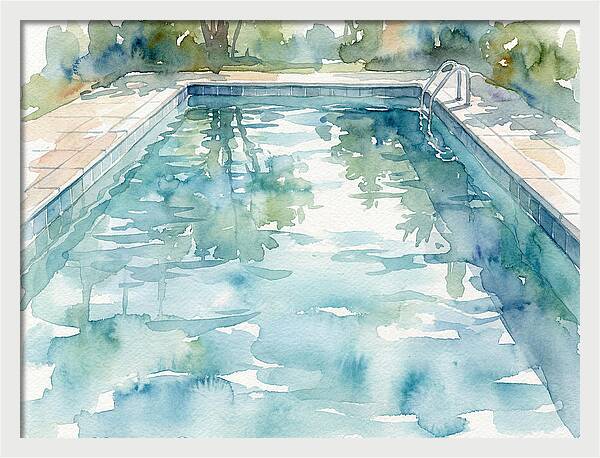 Tranquil Pool Reflections