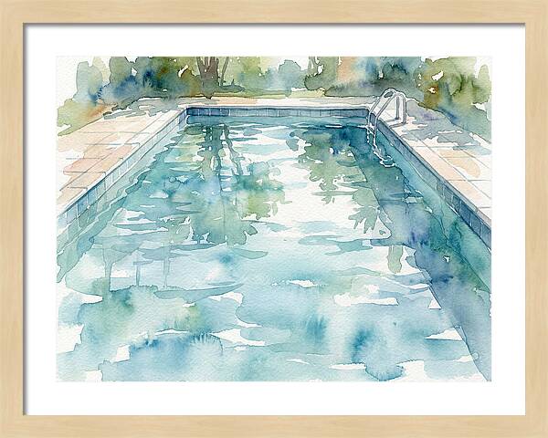 Tranquil Pool Reflections