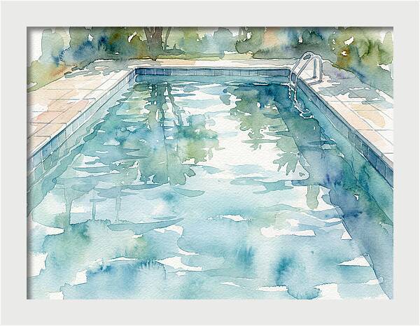 Tranquil Pool Reflections
